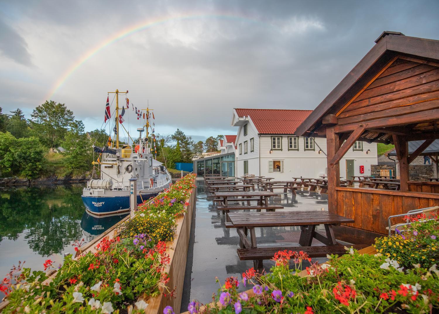 Kulleseidkanalen Gjestehamn Bomlo Exteriér fotografie